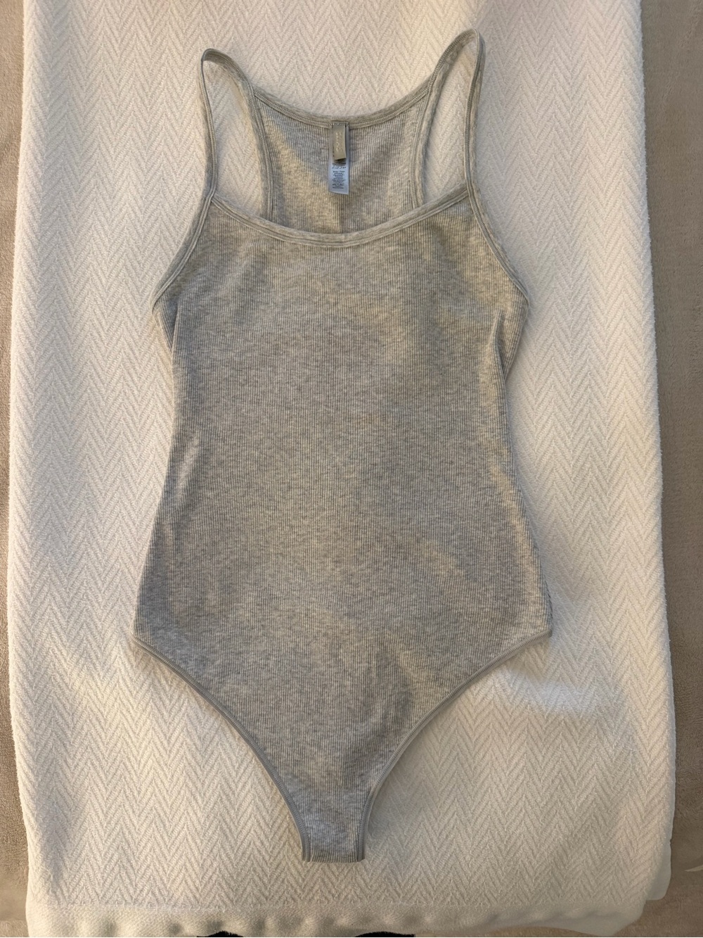 SKIMS Cotton Rib Cami Bodysuit